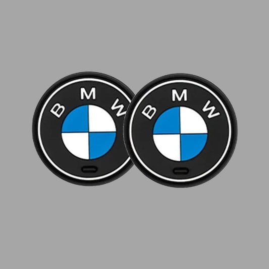 قطعتان من سجادات أكواب السيارة لسيارات BMW - مقاس عالمي يناسب العديد من الموديلات