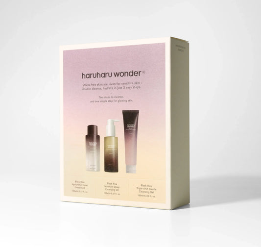Cleanse and Glow Set 3pcs - HaruHaru