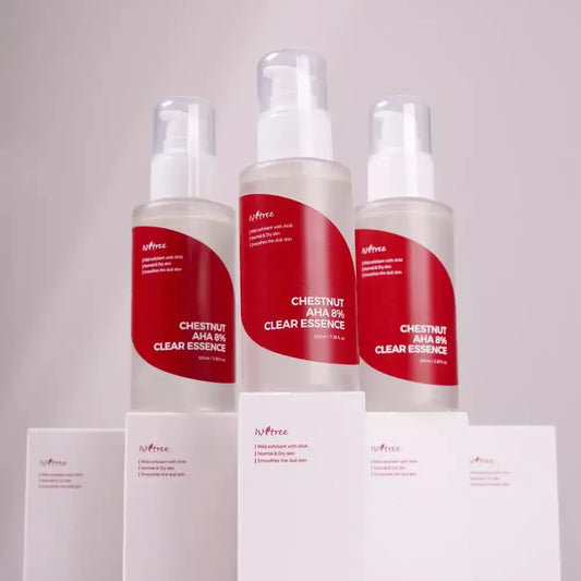 خلاصة الكستناء الصافية بتركيز 8% من حمض ألفا هيدروكسي (AHA) - 100 مل - إيزنتري