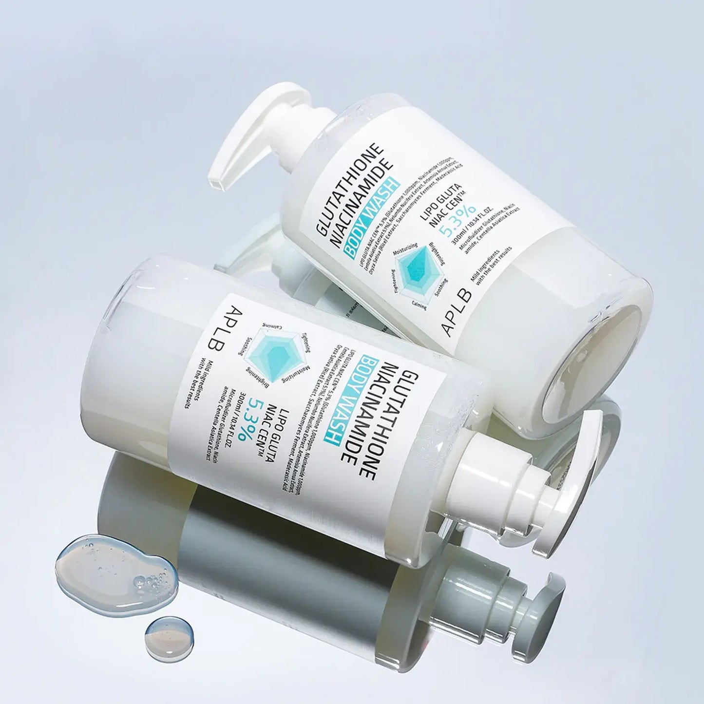 غسول للجسم بالجلوتاثيون والنياسيناميد 300 مل - APLB