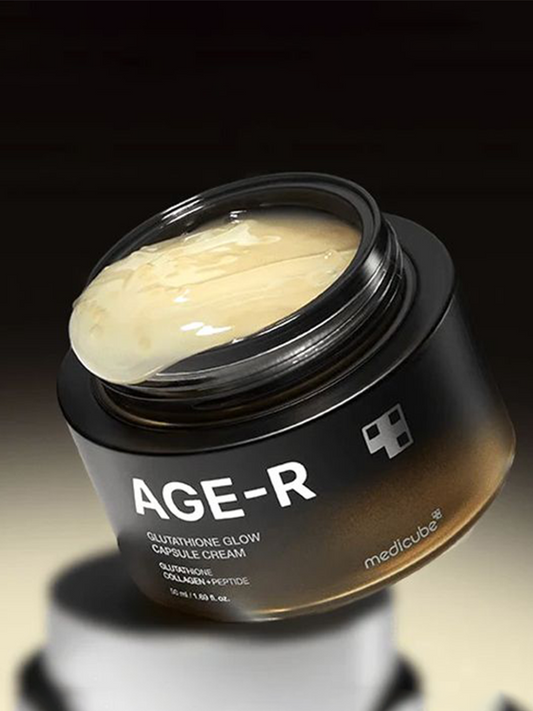 كريم كبسولات الجلوتاثيون المتوهج من ميديكوب AGE-R، 50 مل