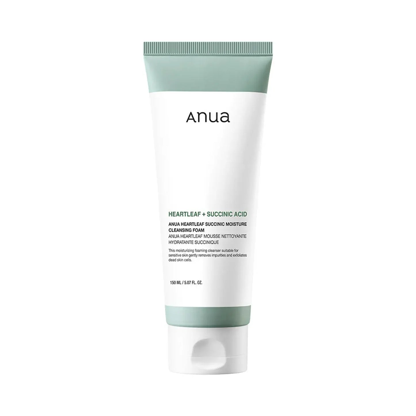 Heartleaf Succinic Moisture Cleansing Foam 150ml - ANUA
