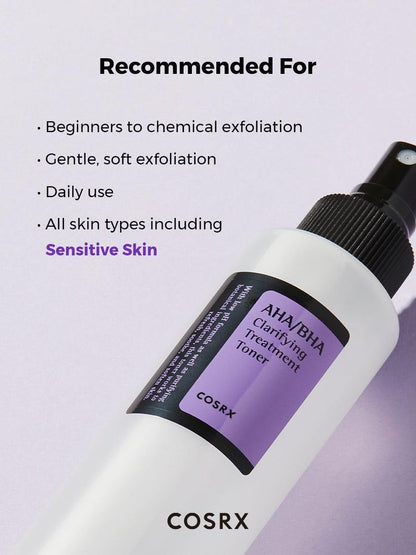 AHA/BHA Clarifying Treatment Toner 150ml - Cosrx