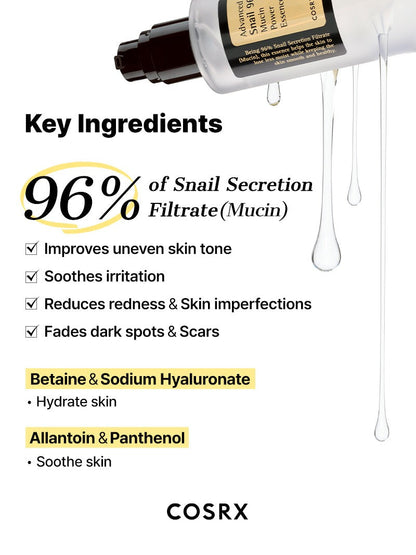 Advanced Snail 96 Mucin Power Essence 100ml - Cosrx