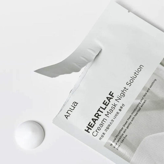 Heartleaf Cream Mask Night Solution Pack Set 25ml - ANUA