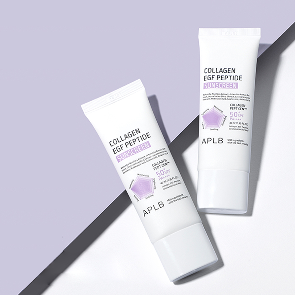 واقي شمسي بالكولاجين وعامل نمو البشرة والببتيد 40 مل - APLB