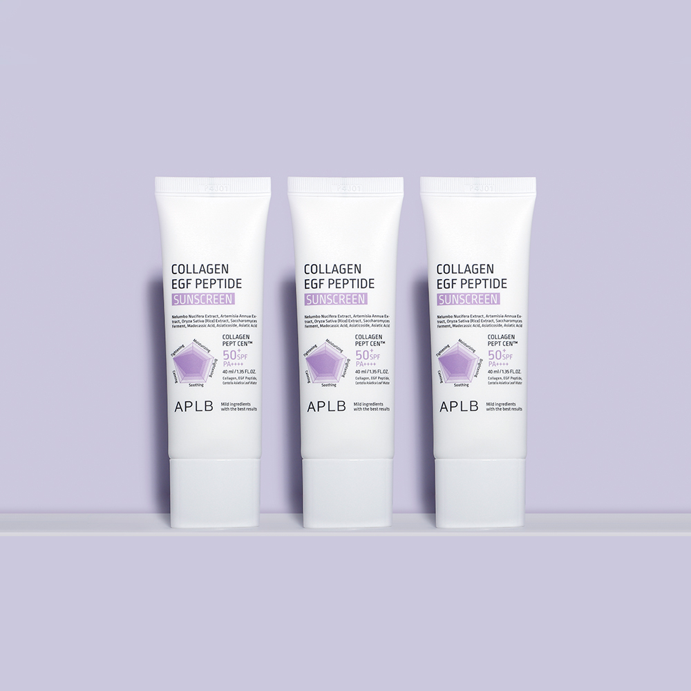 واقي شمسي بالكولاجين وعامل نمو البشرة والببتيد 40 مل - APLB