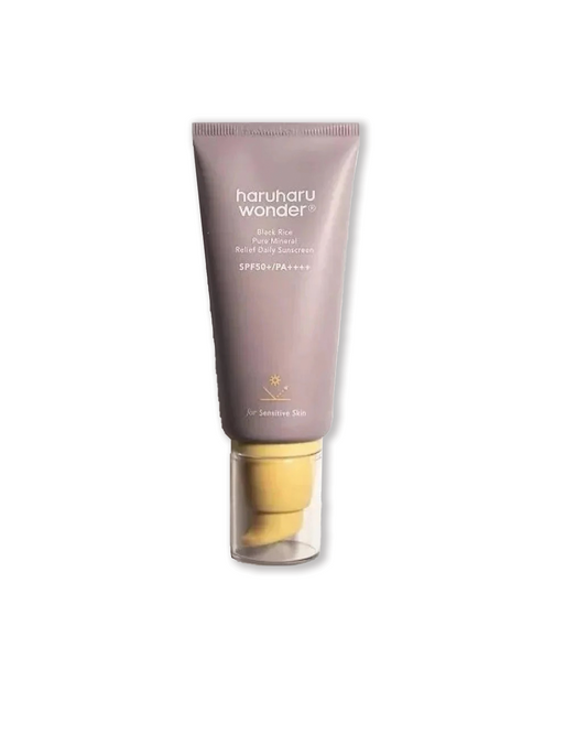 Black Rice Pure Mineral Relief Daily Sunscreen 50ml - HaruHaru