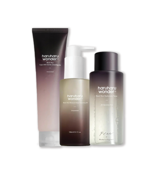 Cleanse and Glow Set 3pcs - HaruHaru