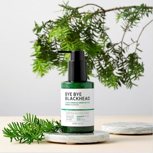 Bye Bye Blackhead 30 Days Miracle Green Tea Tox Bubble Cleanser 120g - SOME BY MI