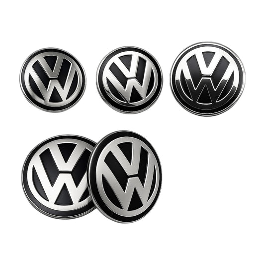 Volkswagen (VW) Wheel Centre Caps – 56 mm / 60 mm / 70 mm (Set of 4)