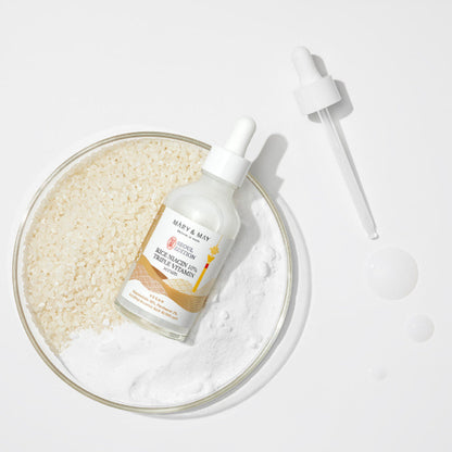 سيروم ثلاثي الفيتامينات من الأرز مع نياسين 10%، إصدار سيول، 80 مل - ماري آند ماي