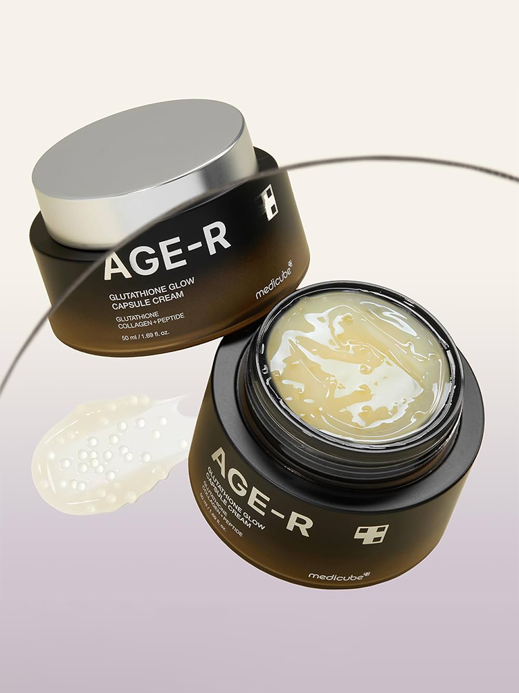 كريم كبسولات الجلوتاثيون المتوهج من ميديكوب AGE-R، 50 مل