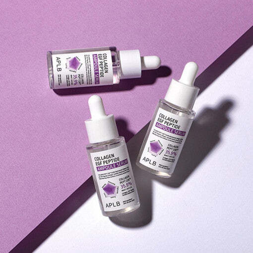 سيروم أمبولات الكولاجين والببتيد وعامل نمو البشرة 40 مل - APLB